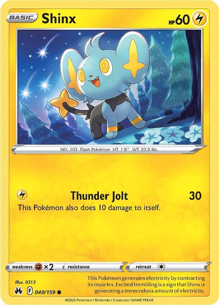 Shinx (040/159) (40) [Sword & Shield: Crown Zenith] - Card Brawlers | Quebec | Canada | Yu-Gi-Oh!