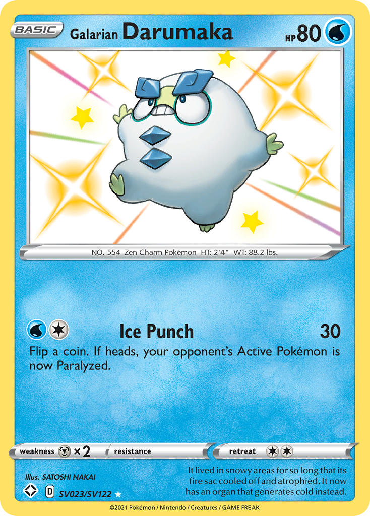 Galarian Darumaka (SV023/SV122) [Sword & Shield: Shining Fates] - Card Brawlers | Quebec | Canada | Yu-Gi-Oh!