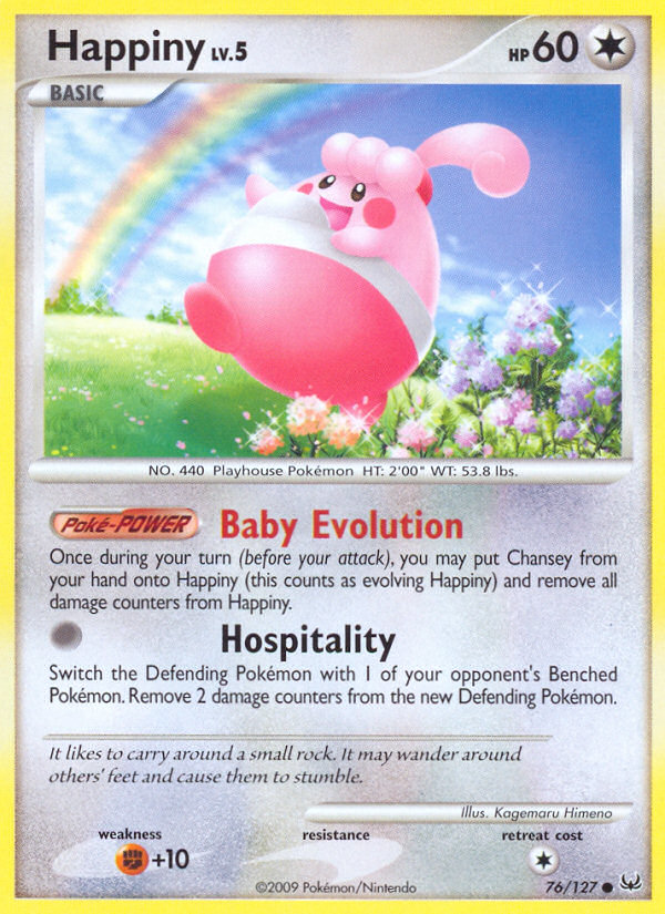 Happiny (76/127) [Platinum: Base Set] - Card Brawlers | Quebec | Canada | Yu-Gi-Oh!