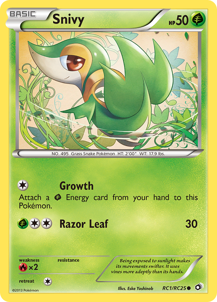 Snivy (RC1/RC25) [Black & White: Legendary Treasures] - Card Brawlers | Quebec | Canada | Yu-Gi-Oh!