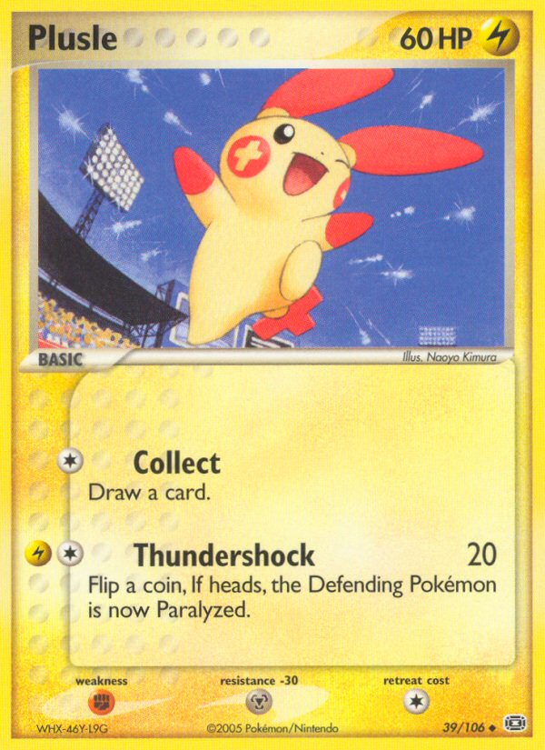 Plusle (39/106) [EX: Emerald] - Card Brawlers | Quebec | Canada | Yu-Gi-Oh!