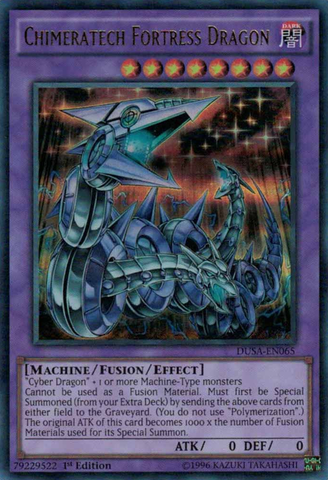 Chimeratech Fortress Dragon [DUSA-EN065] Ultra Rare - Yu-Gi-Oh! - Card Brawlers | Quebec | Canada |