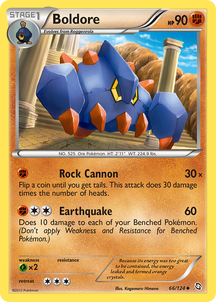 Boldore (66/124) [Black & White: Dragons Exalted] - Card Brawlers | Quebec | Canada | Yu-Gi-Oh!
