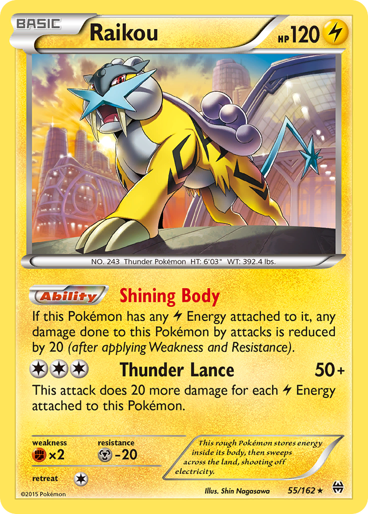 Raikou (55/162) [XY: BREAKthrough] - Card Brawlers | Quebec | Canada | Yu-Gi-Oh!