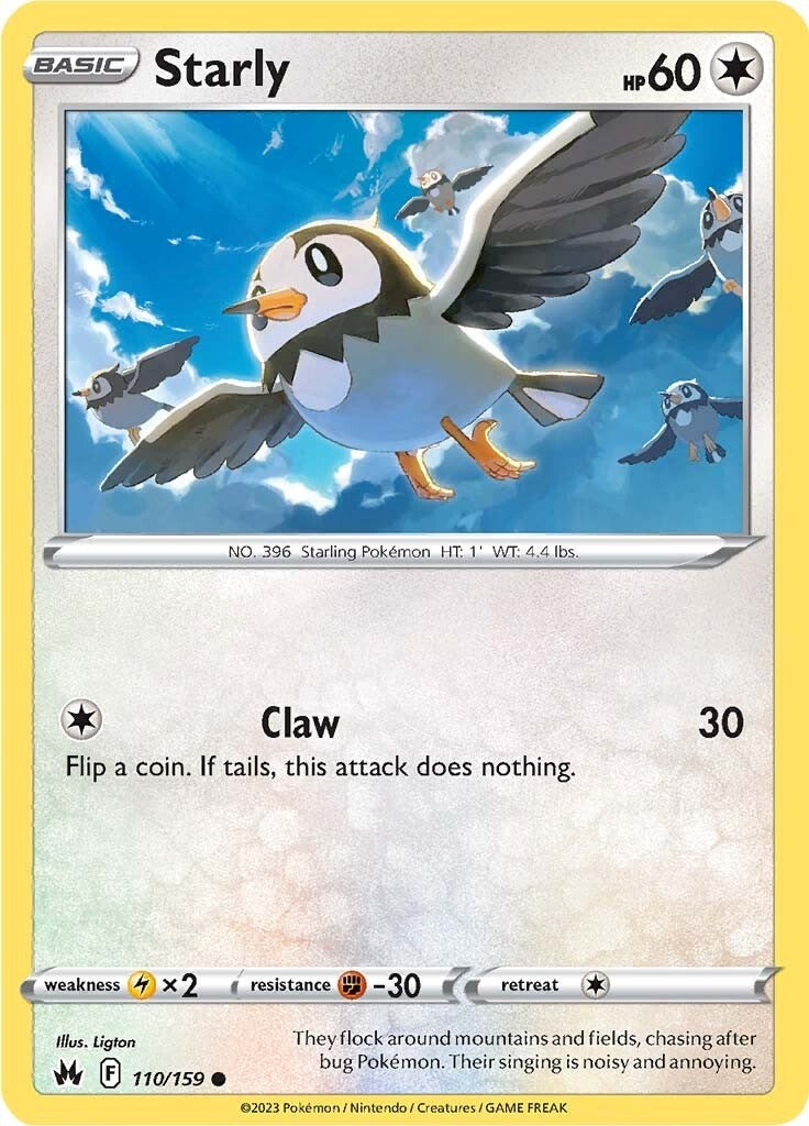 Starly (110/159) [Sword & Shield: Crown Zenith] - Card Brawlers | Quebec | Canada | Yu-Gi-Oh!