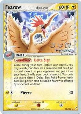 Fearow (18/100) (Delta Species) (Flyvees - Jun Hasebe) [World Championships 2007] - Card Brawlers | Quebec | Canada | Yu-Gi-Oh!
