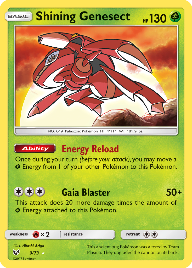 Shining Genesect (9/73) [Sun & Moon: Shining Legends] - Card Brawlers | Quebec | Canada | Yu-Gi-Oh!