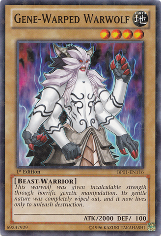 Gene-Warped Warwolf [BP01-EN116] Starfoil Rare - Card Brawlers | Quebec | Canada | Yu-Gi-Oh!