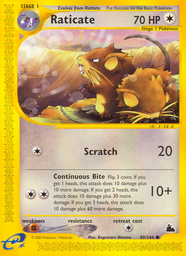 Raticate (89/144) [Skyridge] - Card Brawlers | Quebec | Canada | Yu-Gi-Oh!