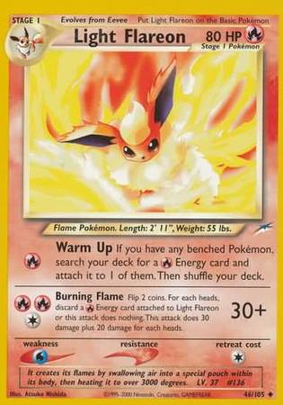 Light Flareon (46/105) [Neo Destiny Unlimited] - Card Brawlers | Quebec | Canada | Yu-Gi-Oh!