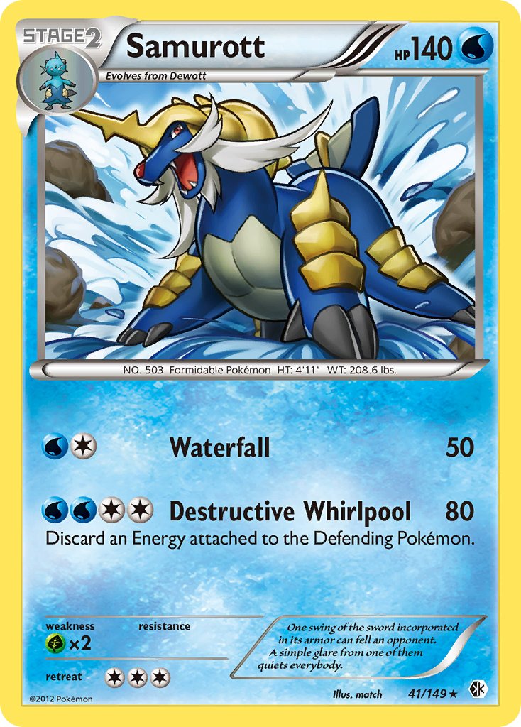 Samurott(41/149) (Theme Deck Exclusive) [Black & White: Boundaries Crossed] - Card Brawlers | Quebec | Canada | Yu-Gi-Oh!