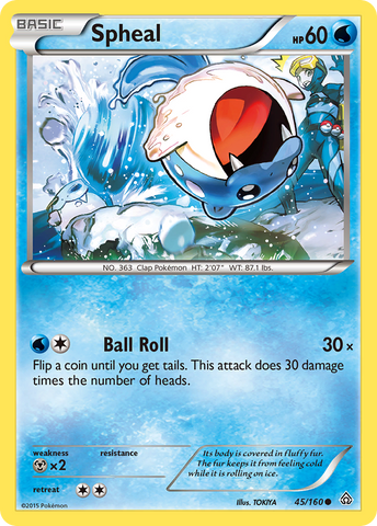 Spheal (45/160) [XY: Primal Clash] - Card Brawlers | Quebec | Canada | Yu-Gi-Oh!