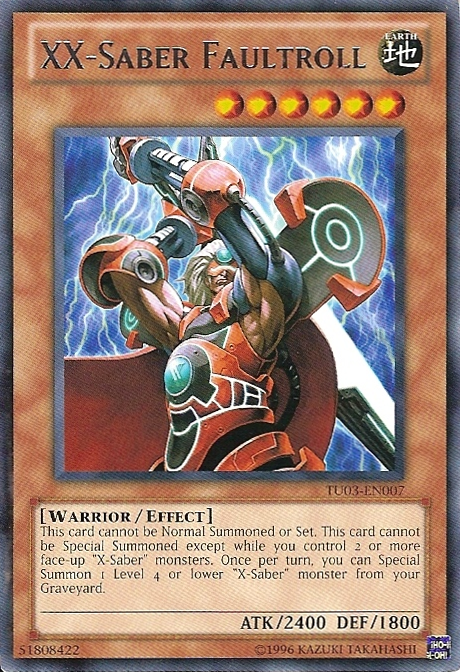 XX-Saber Faultroll [TU03-EN007] Rare - Card Brawlers | Quebec | Canada | Yu-Gi-Oh!