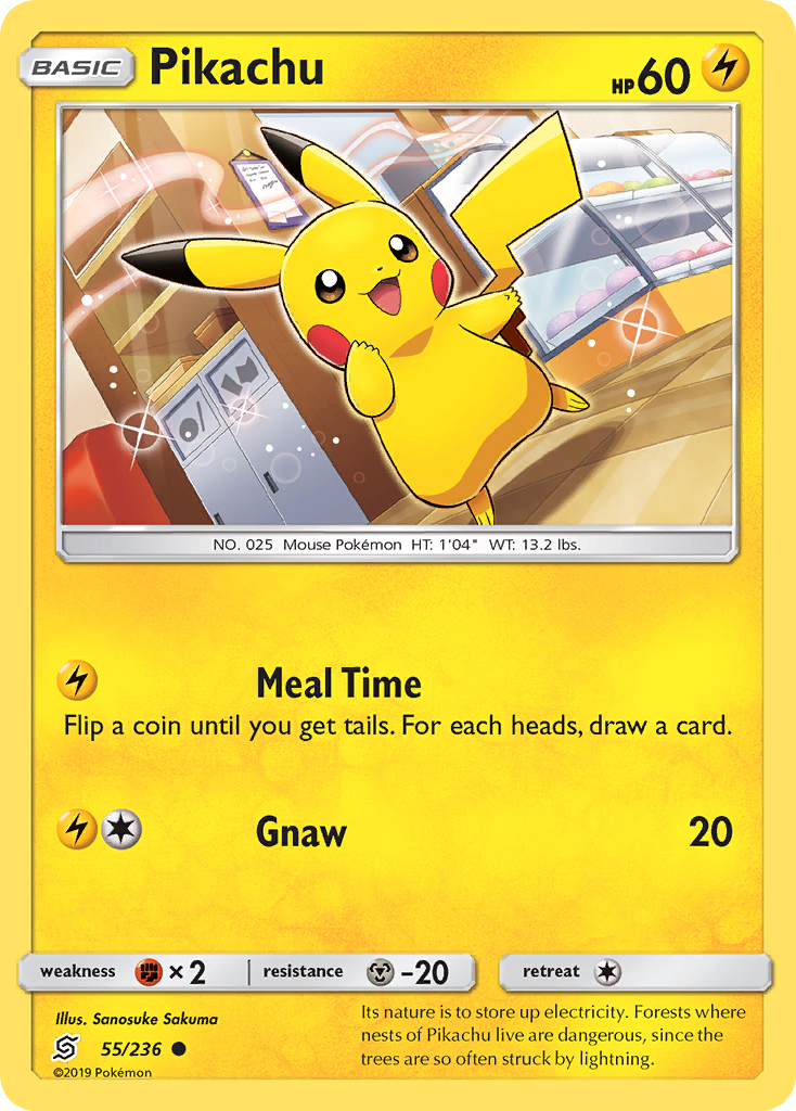 Pikachu (55/236) [Sun & Moon: Unified Minds] - Card Brawlers | Quebec | Canada | Yu-Gi-Oh!