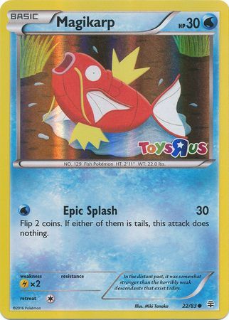 Magikarp (22/83) (Toys R Us Promo) [XY: Generations] - Card Brawlers | Quebec | Canada | Yu-Gi-Oh!