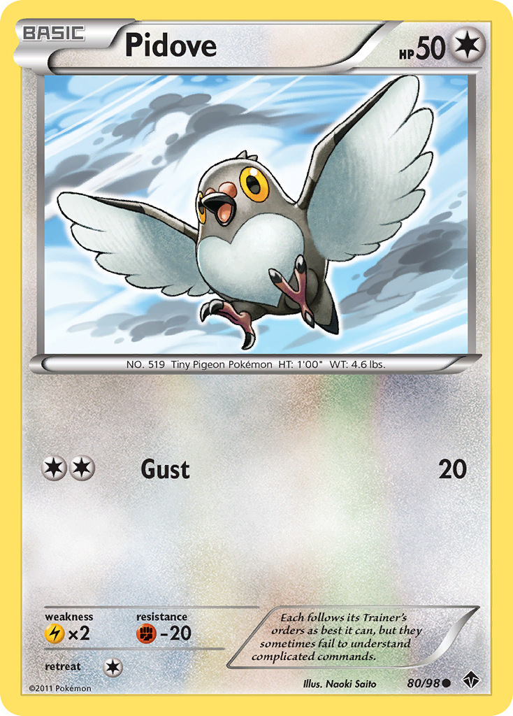Pidove (80/98) [Black & White: Emerging Powers] - Card Brawlers | Quebec | Canada | Yu-Gi-Oh!