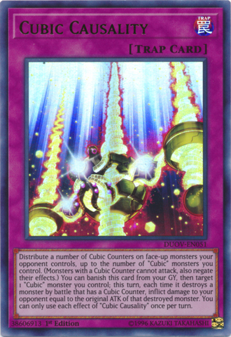 Cubic Causality [DUOV-EN051] Ultra Rare - Card Brawlers | Quebec | Canada | Yu-Gi-Oh!