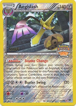 Aegislash (85/146) (Regional Championship Promo Staff) [XY: Base Set] - Card Brawlers | Quebec | Canada | Yu-Gi-Oh!