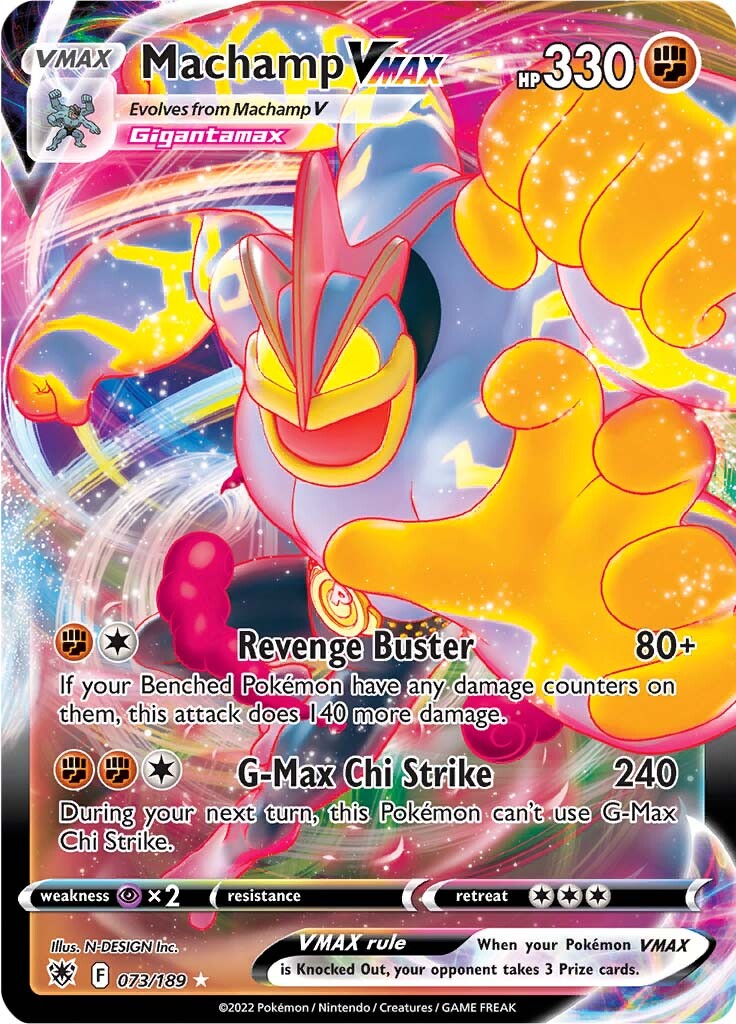 Machamp VMAX (073/189) [Sword & Shield: Astral Radiance] - Card Brawlers | Quebec | Canada | Yu-Gi-Oh!