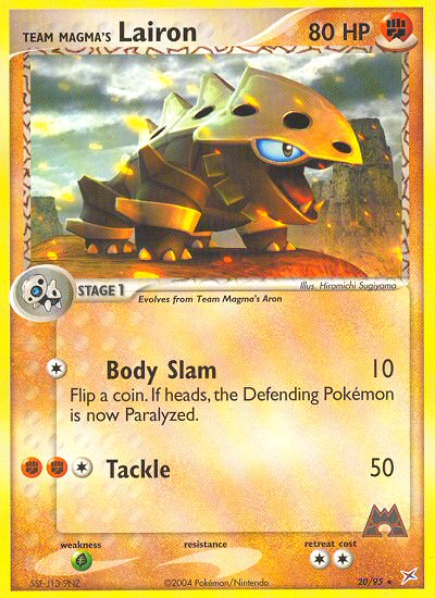 Team Magma's Lairon (20/95) [EX: Team Magma vs Team Aqua] - Card Brawlers | Quebec | Canada | Yu-Gi-Oh!