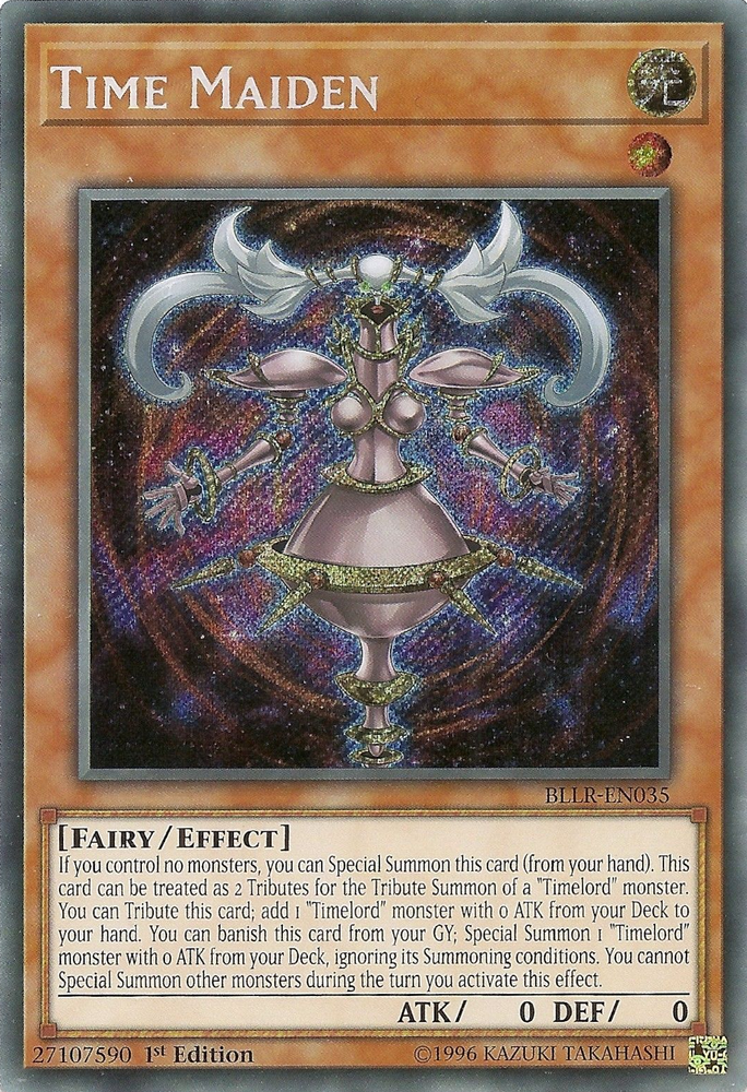 Time Maiden [BLLR-EN035] Secret Rare - Yu-Gi-Oh! - Card Brawlers | Quebec | Canada |