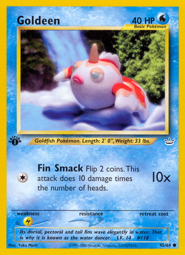 Goldeen (45/64) [Neo Revelation 1st Edition] - Card Brawlers | Quebec | Canada | Yu-Gi-Oh!