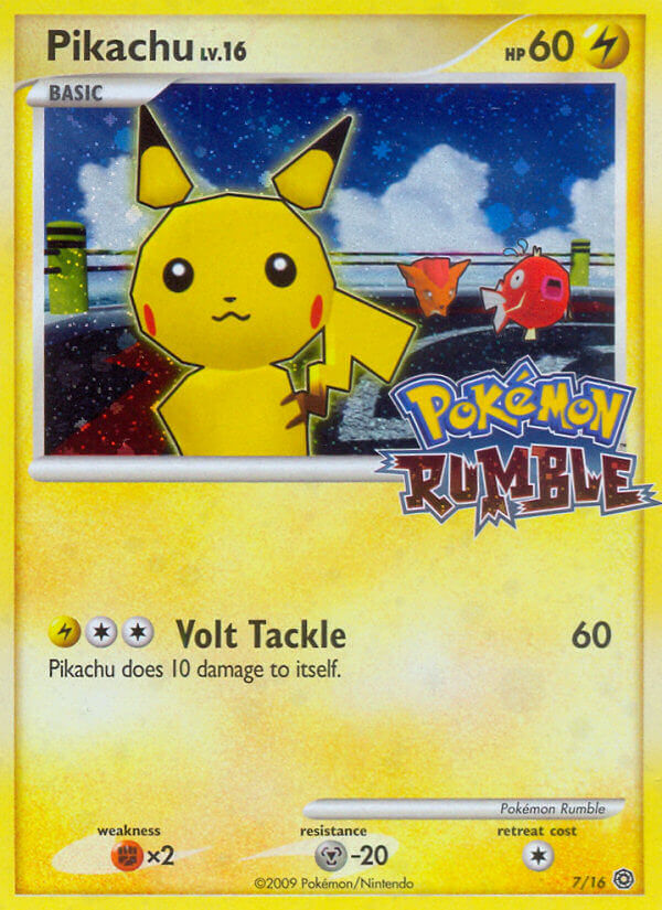 Pikachu (7/16) [Pokémon Rumble] - Card Brawlers | Quebec | Canada | Yu-Gi-Oh!