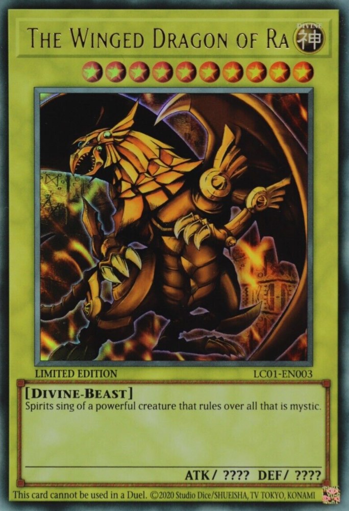 The Winged Dragon of Ra (25th Anniversary) [LC01-EN003] Ultra Rare - Card Brawlers | Quebec | Canada | Yu-Gi-Oh!