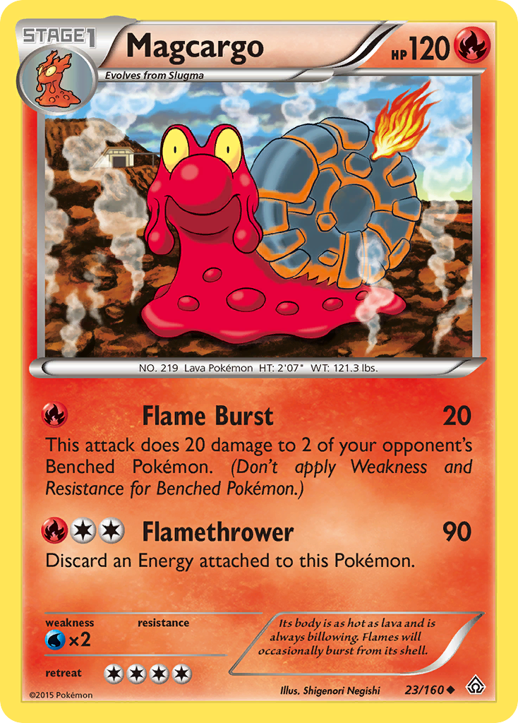 Magcargo (23/160) [XY: Primal Clash] - Card Brawlers | Quebec | Canada | Yu-Gi-Oh!