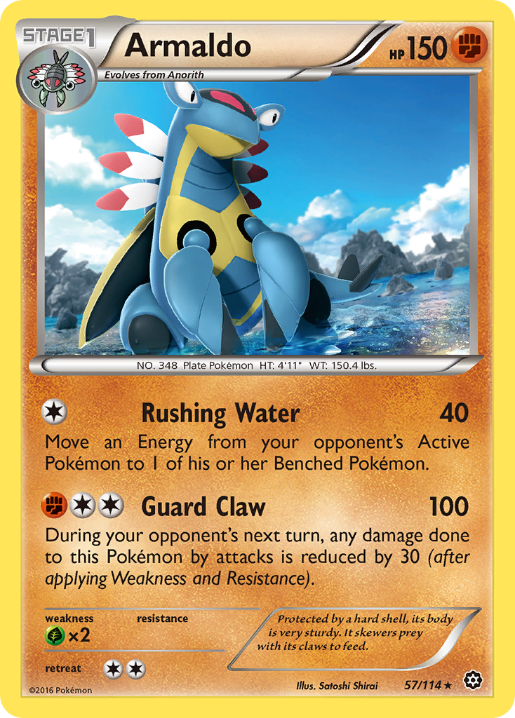 Armaldo (57/114) [XY: Steam Siege] - Card Brawlers | Quebec | Canada | Yu-Gi-Oh!