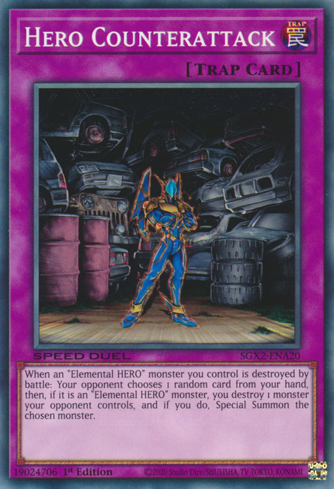 Hero Counterattack [SGX2-ENA20] Common - Card Brawlers | Quebec | Canada | Yu-Gi-Oh!