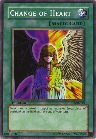 Change of Heart [SDJ-030] Common - Card Brawlers | Quebec | Canada | Yu-Gi-Oh!