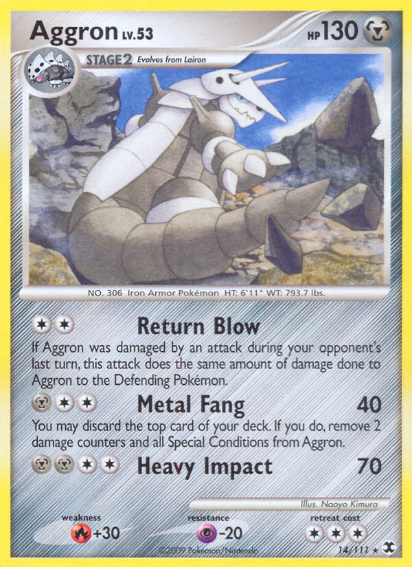 Aggron (14/111) [Platinum: Rising Rivals] - Card Brawlers | Quebec | Canada | Yu-Gi-Oh!
