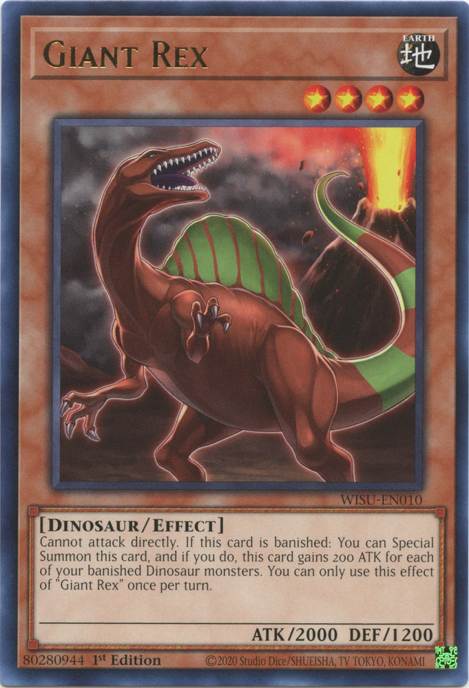 Giant Rex [WISU-EN010] Rare - Card Brawlers | Quebec | Canada | Yu-Gi-Oh!