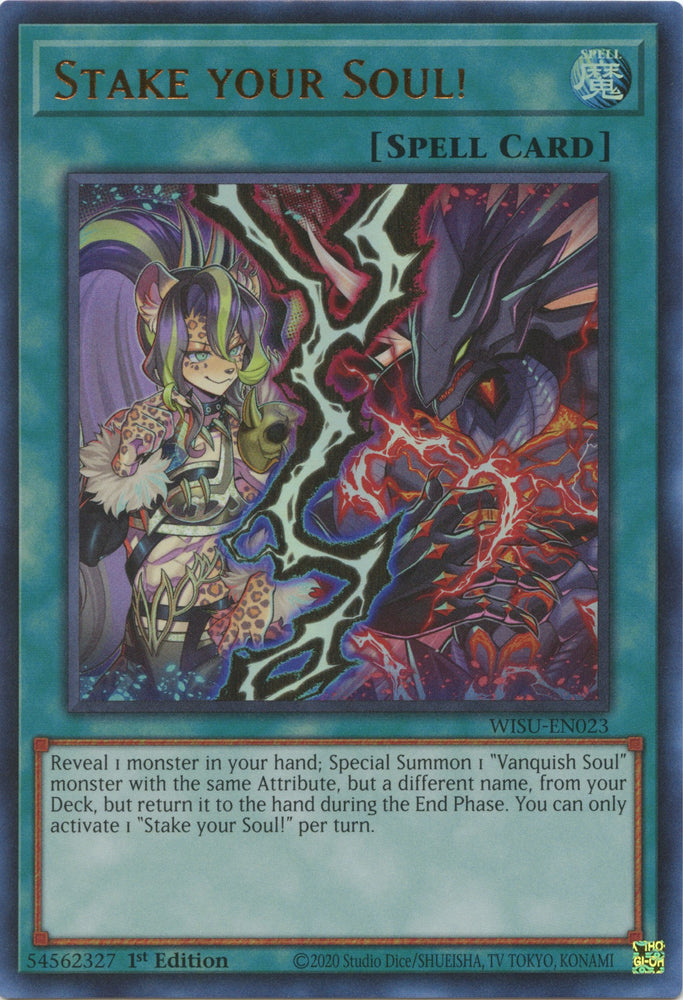 Stake your Soul! [WISU-EN023] Ultra Rare - Card Brawlers | Quebec | Canada | Yu-Gi-Oh!