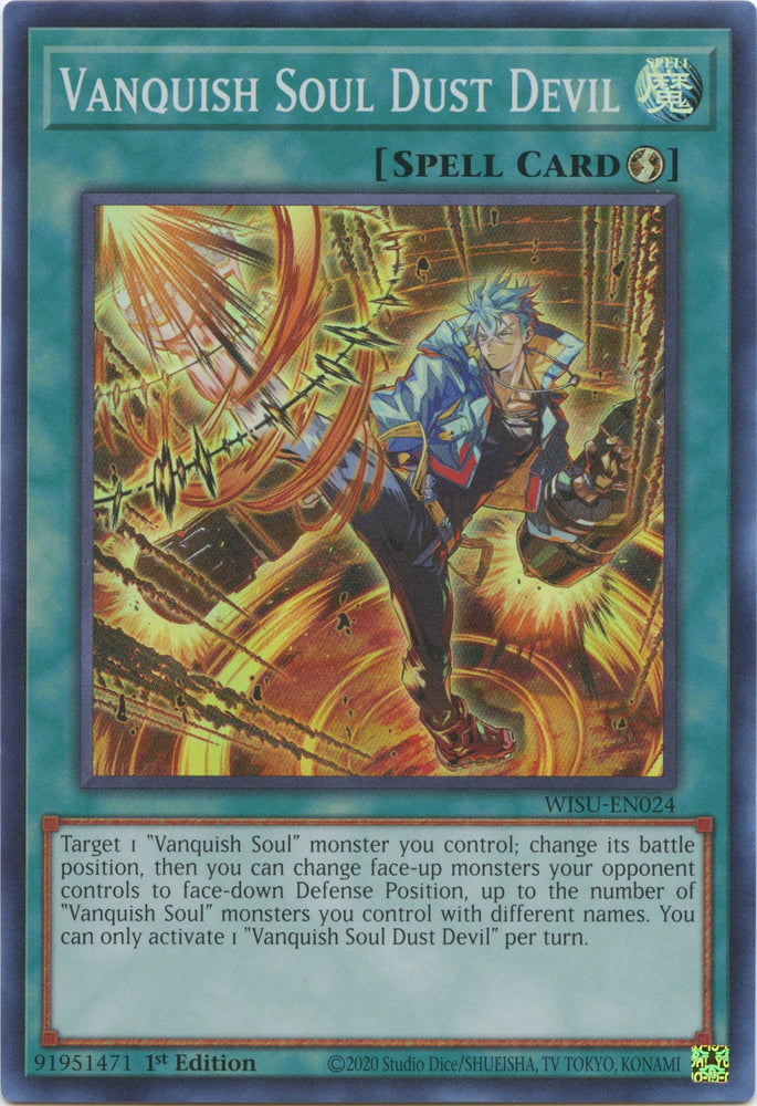 Vanquish Soul Dust Devil [WISU-EN024] Super Rare - Card Brawlers | Quebec | Canada | Yu-Gi-Oh!