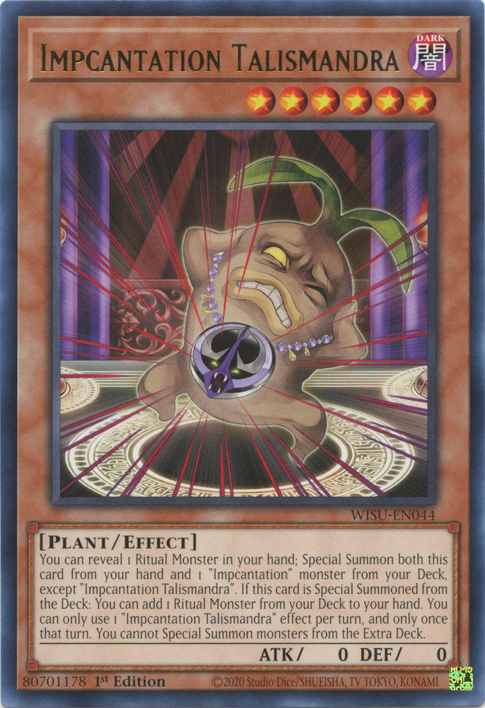 Impcantation Talismandra [WISU-EN044] Rare - Card Brawlers | Quebec | Canada | Yu-Gi-Oh!