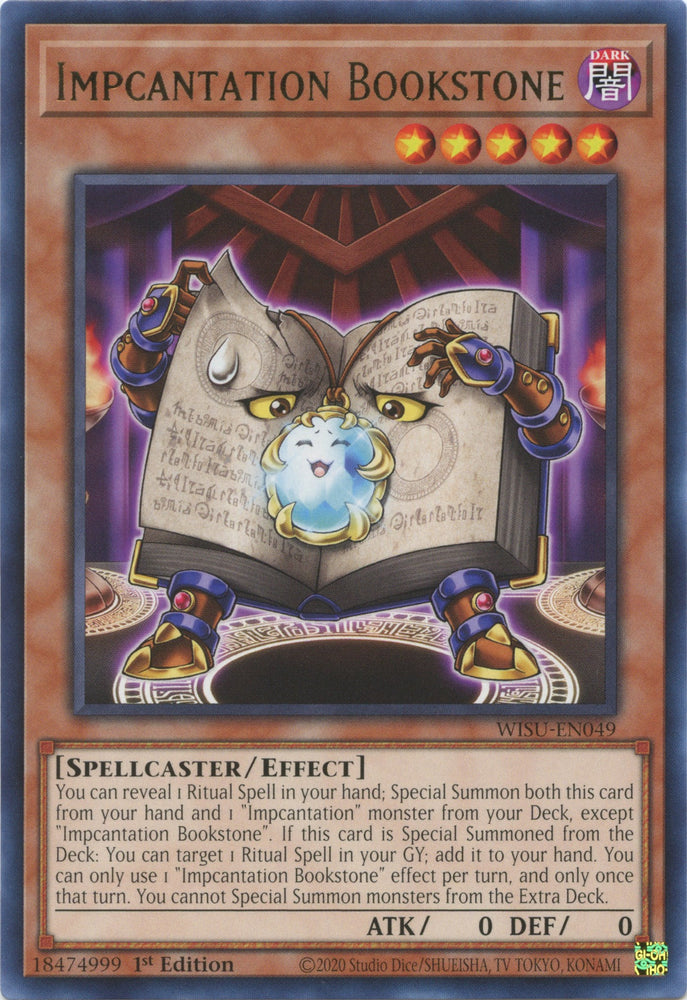 Impcantation Bookstone [WISU-EN049] Rare - Card Brawlers | Quebec | Canada | Yu-Gi-Oh!