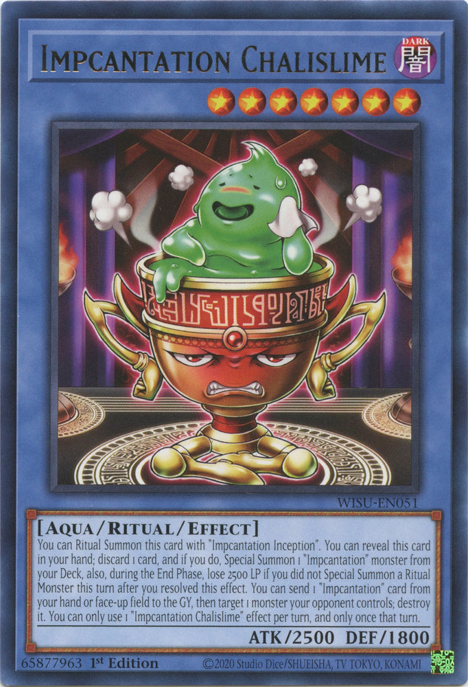 Impcantation Chalislime [WISU-EN051] Rare - Card Brawlers | Quebec | Canada | Yu-Gi-Oh!