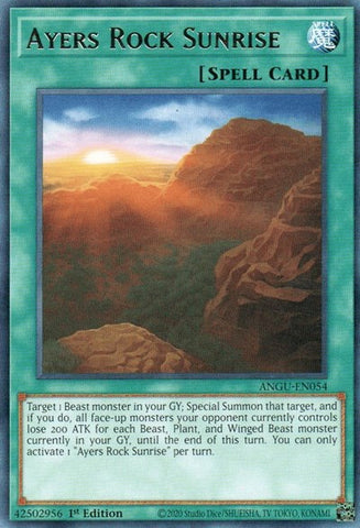 Ayers Rock Sunrise (Rare) [ANGU-EN054] Rare - Card Brawlers | Quebec | Canada | Yu-Gi-Oh!