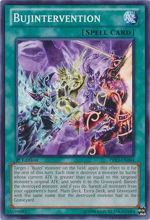 Bujintervention [PRIO-EN064] Common - Yu-Gi-Oh! - Card Brawlers | Quebec | Canada |