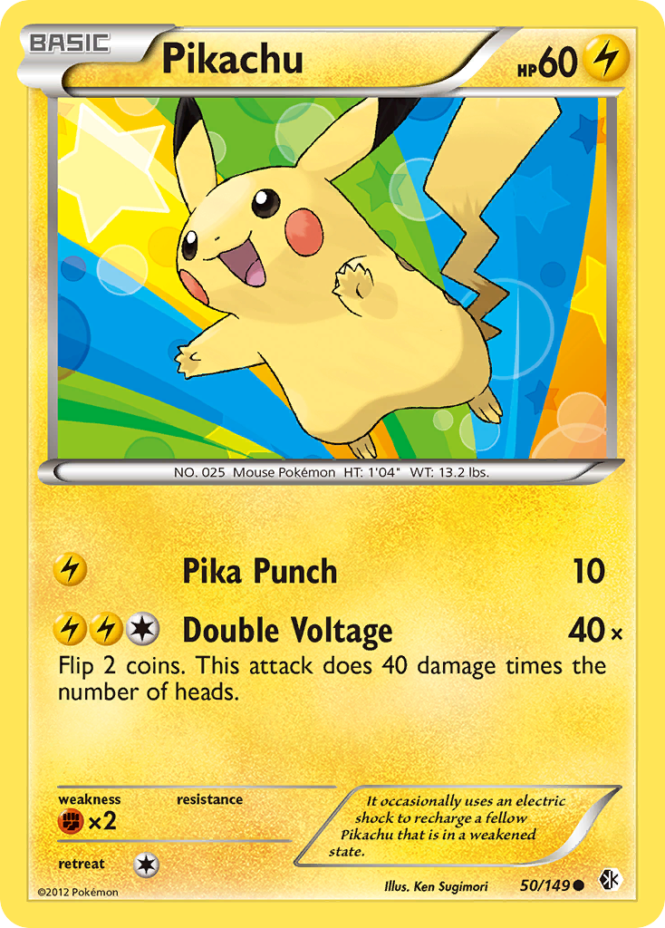 Pikachu (50/149) [Black & White: Boundaries Crossed] - Card Brawlers | Quebec | Canada | Yu-Gi-Oh!