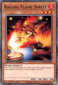 Raging Flame Sprite [SGX1-ENH06] Common - Card Brawlers | Quebec | Canada | Yu-Gi-Oh!