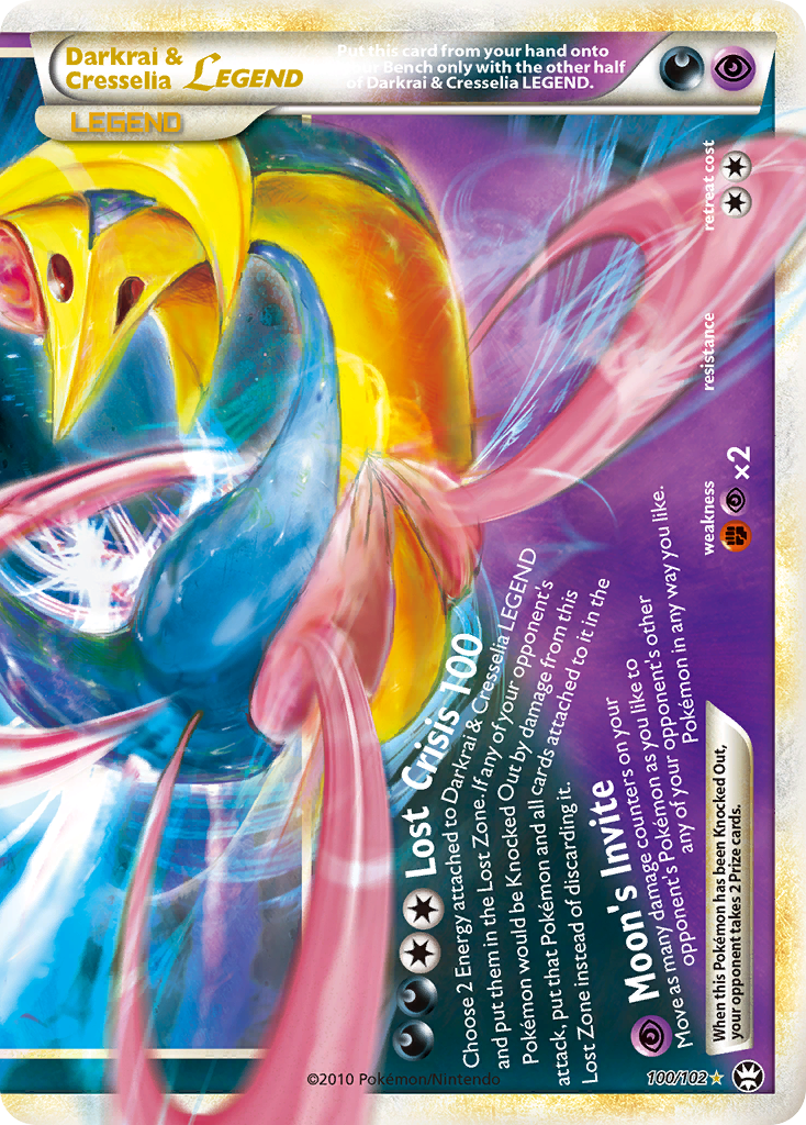 Darkrai & Cresselia LEGEND (100/102) [HeartGold & SoulSilver: Triumphant] - Card Brawlers | Quebec | Canada | Yu-Gi-Oh!