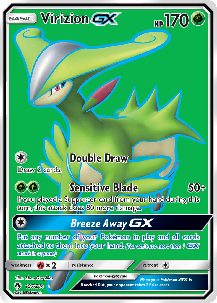 Virizion GX (197/214) [Sun & Moon: Lost Thunder] - Card Brawlers | Quebec | Canada | Yu-Gi-Oh!