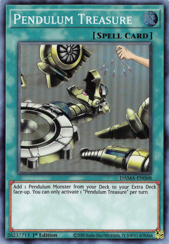 Pendulum Treasure [DAMA-EN068] Super Rare - Card Brawlers | Quebec | Canada | Yu-Gi-Oh!