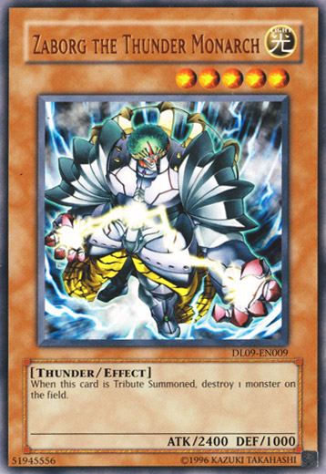 Zaborg the Thunder Monarch (Bronze) [DL09-EN009] Rare - Card Brawlers | Quebec | Canada | Yu-Gi-Oh!