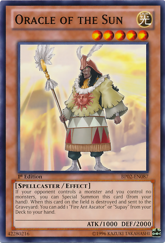 Oracle of the Sun [BP02-EN087] Common - Card Brawlers | Quebec | Canada | Yu-Gi-Oh!