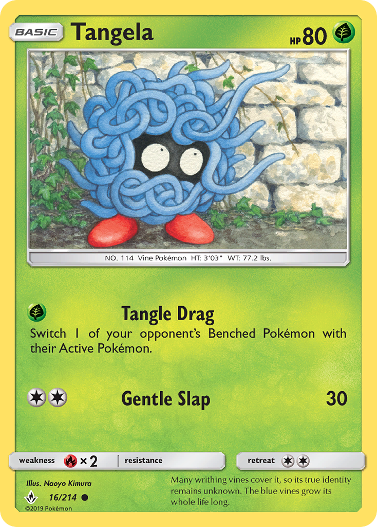 Tangela (16/214) [Sun & Moon: Unbroken Bonds] - Card Brawlers | Quebec | Canada | Yu-Gi-Oh!