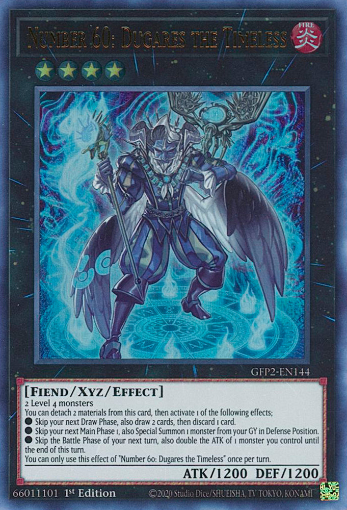 Number 60: Dugares the Timeless [GFP2-EN144] Ultra Rare - Card Brawlers | Quebec | Canada | Yu-Gi-Oh!